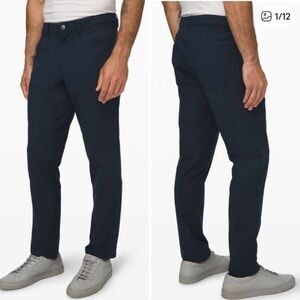 Lululemon ABC Pant Slim 34" *Warpstreme Navy Blue Men’s